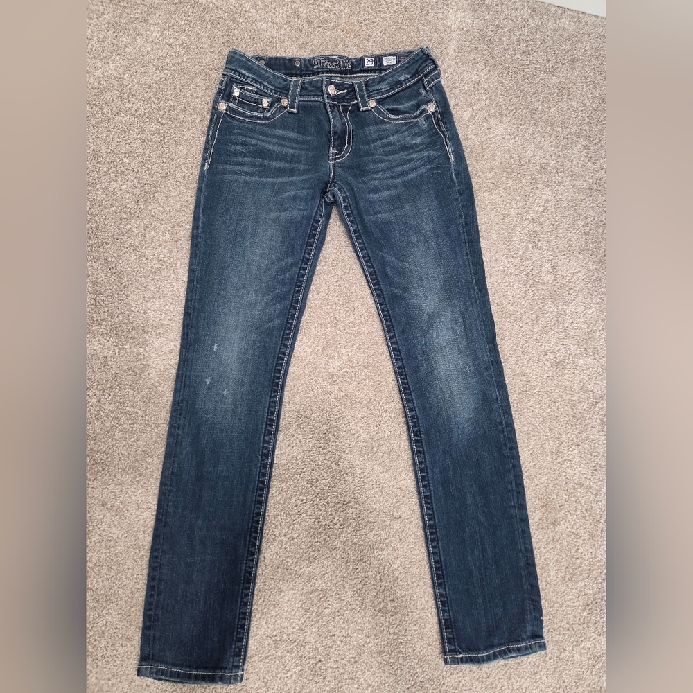 Miss Me Dark Blue Skinny Jeans